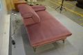 EgoItaliano Anais Chaise Sofa in Pink Velvet; Ex display designer sofas outlet
