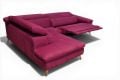 EgoItaliano Martine Chaise Sofa, Pink Corner Sofa, Discount Designer Sofas Outlet