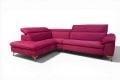 EgoItaliano Martine Chaise Sofa, Pink Corner Sofa, Discount Designer Sofas Outlet
