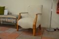 fireside chair UK, art deco accent chair, beige bedroom chair