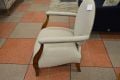 bedroom chair, wooden frame accent chair