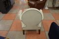 bedroom chair, wooden frame accent chair