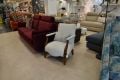 fireside chair UK, art deco accent chair, grey bedroom chair
