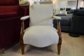 fireside chair UK, art deco accent chair, grey bedroom chair
