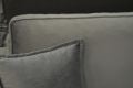 Mottram Large Silver Velvet Sofa with Medallion Design