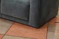 blue velvet arm chair designer chair showroom