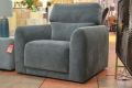 blue velvet arm chair designer chair showroom