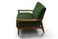 Hampstead accent chair, green velvet accent chair, green fireside chair, discount designer chair outlet Manchester