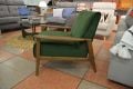 Hampstead accent chair, green velvet accent chair, green fireside chair, discount designer chair outlet Manchester