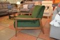 Hampstead accent chair, green velvet accent chair, green fireside chair, discount designer chair outlet Manchester