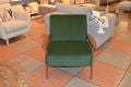 Hampstead accent chair, green velvet accent chair, green fireside chair, discount designer chair outlet Manchester