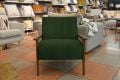 Hampstead accent chair, green velvet accent chair, green fireside chair, discount designer chair outlet Manchester