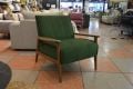 Hampstead accent chair, green velvet accent chair, green fireside chair, discount designer chair outlet Manchester