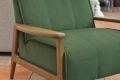 Hampstead accent chair, green velvet accent chair, green fireside chair, discount designer chair outlet Manchester