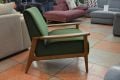 Hampstead accent chair, green velvet accent chair, green fireside chair, discount designer chair outlet Manchester