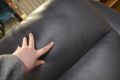 Palma Sofas Set 2 Seater Recliner, Recliner Chair and Static 2 Seater Sofa in Grey Leather