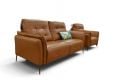 Italia Living Bolzano Sofas Tan Leather Recliners; ex display Italian Leather sofas; Italia Living clearance sofas
