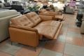 Italia Living Bolzano Sofas Tan Leather Recliners; ex display Italian Leather sofas; Italia Living clearance sofas