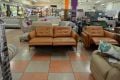 Italia Living Bolzano Sofas Tan Leather Recliners; ex display Italian Leather sofas; Italia Living clearance sofas
