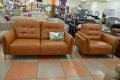 Italia Living Bolzano Sofas Tan Leather Recliners; ex display Italian Leather sofas; Italia Living clearance sofas
