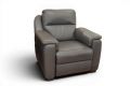Italia Living Avila aka Palma Power Recliner Armchair in grey leather; discount Italia Living sofas Outlet lancashire