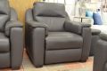 Italia Living Avila aka Palma Power Recliner Armchair in grey leather; discount Italia Living sofas Outlet lancashire