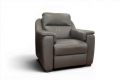 Italia Living Avila aka Palma Power Recliner Armchair in grey leather; discount Italia Living sofas Outlet lancashire