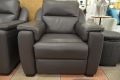 Italia Living Avila aka Palma Power Recliner Armchair in grey leather; discount Italia Living sofas Outlet lancashire