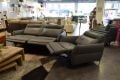 Italia Living Riva Turin Sofa Chair Set; ex display Italian leather sofas; recliners clearance outlet Accrington