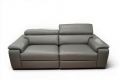Vento Sofa and Armchair Electric Recliner Suite in Grey Leather