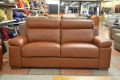 Luxury Italian leather 3 seater sofa for sale Chorley