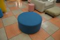 Sixteen3 Pop large blue fabric footstool ex display furniture outlet shop Chorley