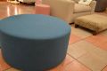 Sixteen3 Pop large blue fabric footstool ex display furniture outlet shop Chorley