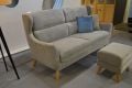 retro grey velvet sofa, wingback sofa, ex display sofa, luxury sofa outlet