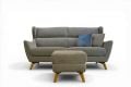 Retro wingback sofa; ex display sofas John Lewis