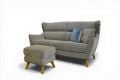 Retro wingback sofa; ex display sofas John Lewis