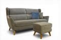 Retro wingback sofa; ex display sofas John Lewis