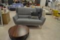 designer fabric sofas wingback settee high quality sofas showroom Chorley
