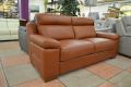 Luxury Italian leather 3 seater sofa for sale Chorley