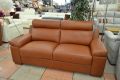 Luxury Italian leather 3 seater sofa for sale Chorley