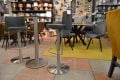 Furniture Village Monza Bar Stools Helsinki Dining Table; ex display Furniture Village outlet