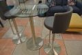 Furniture Village Monza Bar Stools Helsinki Dining Table; ex display Furniture Village outlet