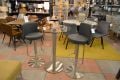 Furniture Village Monza Bar Stools Helsinki Dining Table; ex display Furniture Village outlet