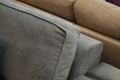Mottram Large Silver Velvet Sofa with Medallion Design