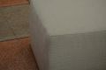 Italian Square Footstool in Linen Fabric - Model B