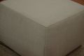 Italian Square Footstool in Linen Fabric - Model B
