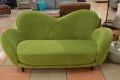 Green fabric sofa, New Trend Concepts Naomi Sofa, Designer sofa outlet shop