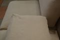 Boston Curved Arm 3 Seater Sofa in Elderflower Organic Cotton