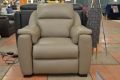 Palma leather recliner chair ex display sofas outlet Preston docks