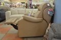 Parker Knoll Boston Riser Recliner Chair in Putty Leather; ex display Parker Knoll recliner; Elevate recliner chair, tilt & lift chair, Riser recliner Lancashire
